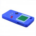 Wholesale iPhone 4 4S 3D Gameboy Case (Blue)